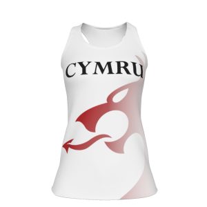 Team Version - White - Curved Racerback