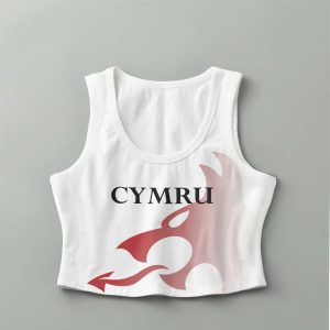 Team Version - White - Cropped Tank